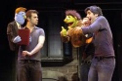 Jon Robyns as Rod, and Clare Foster and Simon Lipkin as Nicky Photo