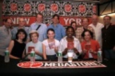 {Back) Jason Kravits, Eddie Korbich, Bob Martin, Troy Britton Johnson, Garth Travits, Photo