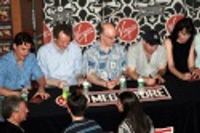 Troy Britton Johnson, Bob Martin, Eddie Korbich, Jason Kravitz and Beth Leavel Photo