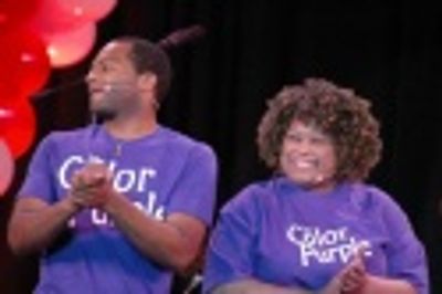 Brandon Victor Dixon and Felicia P. Fields of The Color Purple Photo