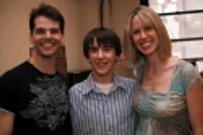 J. Robert Spencer, Dennis Chambers and Jenny Lynn Spencer Photo