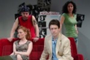 (sitting, left to right) Wrenn Schmidt and Patrick Melville; (standing, left to right Photo