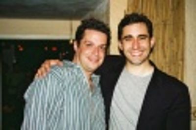 Joe Calarco (BSC's Burnt Part Boys) and John Lloyd Young

 Photo
