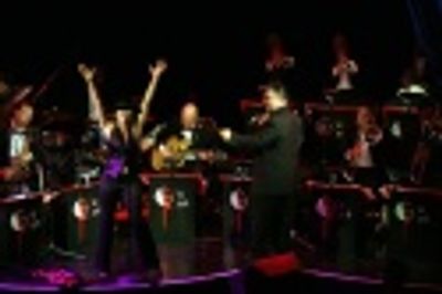 Frances Ruffelle with the George Gee Big Band Photo