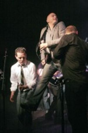 Who's Tommy reunion--with an airborne Michael Cerveris Photo