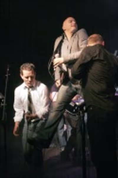 Who's Tommy reunion--with an airborne Michael Cerveris Photo