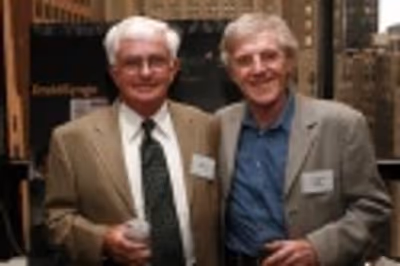John Hughes and Eamon Morrissey
 Photo