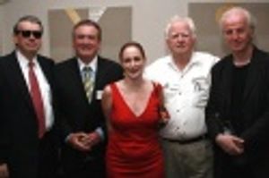 Sean Cooney, Bil Burke, Noelle Clancy, Malachy McCourt, and Sean McGinley Photo