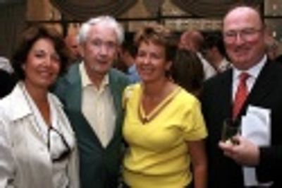 Ellen McCourt, Frank McCourt, Liza O'Connor, and Seamus O'Grady

 Photo