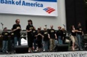 Cast members of The Drowsy Chaperone Photo