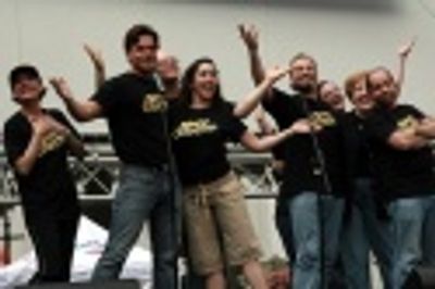 Cast members of The Drowsy Chaperone Photo