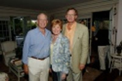 Mickey Straus, Guild Hall Chairman with Sue and Len Sucsy Photo