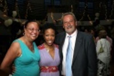 Dolores Freda, Nilaja Sun, and Paul Freda
 Photo