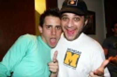 Fellow University of Michigan alums and friends Benj Pasek and Jeff Marx Photo