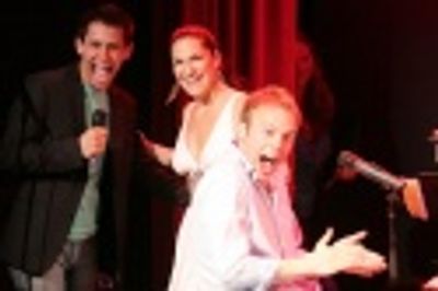 Benj Pasek and Justin Paul bring out Shoshana Bean Photo