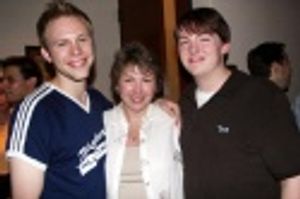 Justin Paul with his proud mother Rhonda and brother Tyler Photo