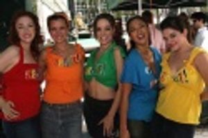 Casey Clark, Julie Dingman-Evans, Erica Schroeder, Marie-France Arcilla and Erin Cros Photo