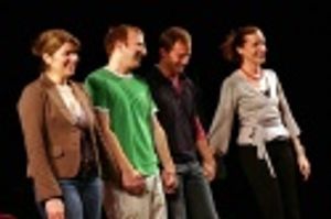 Heidi Blickenstaff, Hunter Bell, Jeff Bowen and Susan Blackwell
 Photo