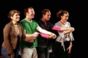 Heidi Blickenstaff, Hunter Bell, Jeff Bowen and Susan Blackwell Photo