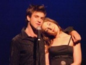 Harris sings Green and Kitt's "Let Me Touch Your Breast" from
the upcoming musical o Photo