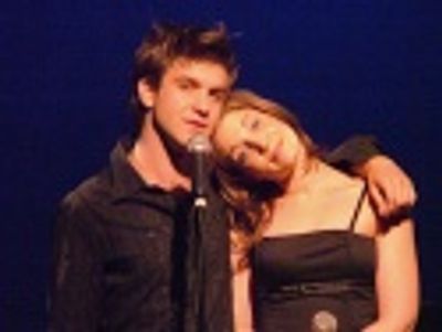 Harris sings Green and Kitt's "Let Me Touch Your Breast" from
the upcoming musical o Photo