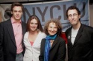 Erich Bergen, Lianna Stampur, Donna Lieberman, and Tony Kushner Photo