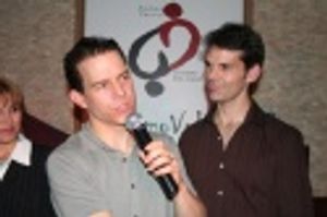 Christian Hoff and J. Robert Spencer Photo