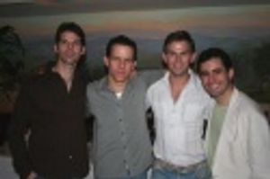 J. Robert Spencer, Christian Hoff, Daniel Reichard and John Lloyd Young Photo