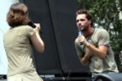 Jenn Gambatese and Josh Strickland Photo