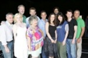 Producer David Stone, Helen Dallimore, Nigel Planer, Martin Ball, Miriam Margolyes, J Photo