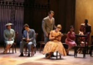 (l to r) Diane Sutherland as Signora Naccarelli, David Burnham as Fabrizio Naccarelli Photo