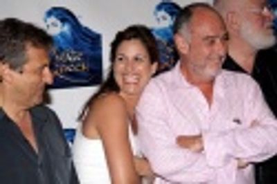 Alain Boublil, Stephanie J. Block, Claude-Michel SchÃ¶nberg, and Frank Galati Photo