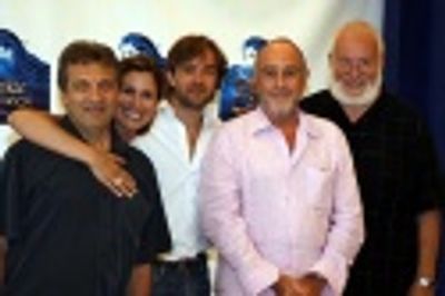 Alain Boublil, Stephanie J. Block, Hadley Fraser, Claude-Michel SchÃ¶nberg, and Fra Photo