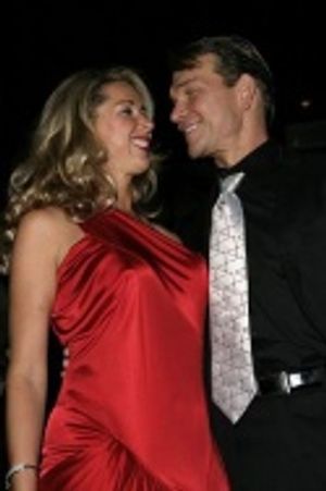 Claire Sweeney and Patrick Swayze Photo