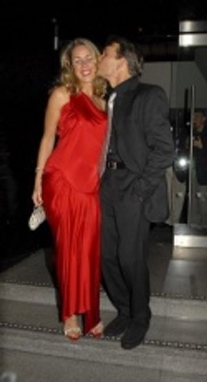 Claire Sweeney and Patrick Swayze Photo