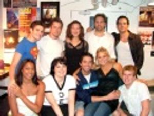 A bunch of the cast backstage before the show Photo