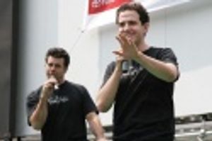 Burke Moses and Santino Fontana Photo