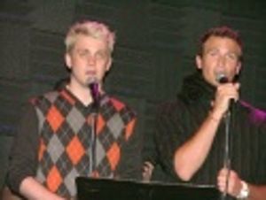 Michael and John sing N&R Photo