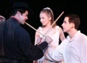 Burke Moses, Sara Jean Ford and Santino Fontana Photo
