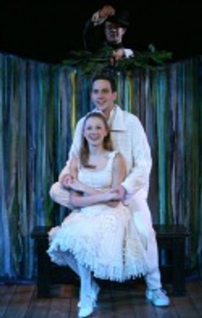 (from top) Douglas Ullman Jr., Santino Fontana and Sara Jean Ford Photo