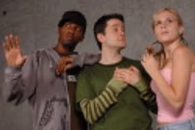 Dashaun Young (as Jamal), Ben Rauch and Jessie Novotny (as Candy) Photo