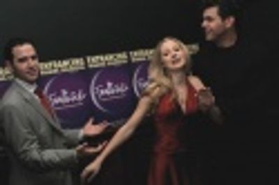 Santino Fontana, Sara Jean Ford and Burke Moses Photo