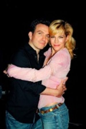 Longtime buddies Eddie Varley and Felicia Finley hug it out after the show! Photo