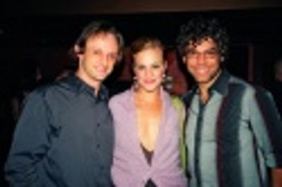 The Wedding Singer castmates Matt Allen and Nicolette Hart join Paul Stancato in cele Photo