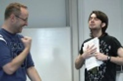 Director Clive Paget, Jon-Paul Hevey Photo