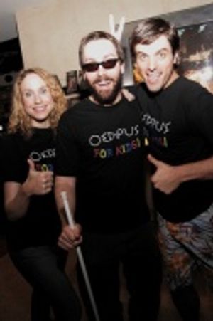 Laura Jordan, Gavin Lews, and Reed Prescott of Oediups for Kids! Photo