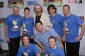 The cast of Spamalot (with Harry Groener and Michael McGrath) Photo
