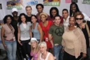 Frenchie Davis and the cast of Rent Photo