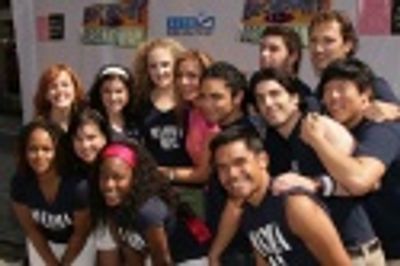 The cast of Mamma Mia! Photo