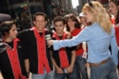 Felicia Finley with the Jersey Boys (and Girls) Photo